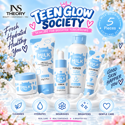 Teen Glow Society LAIKOU Hydrating Milk 5-Piece Skincare Set