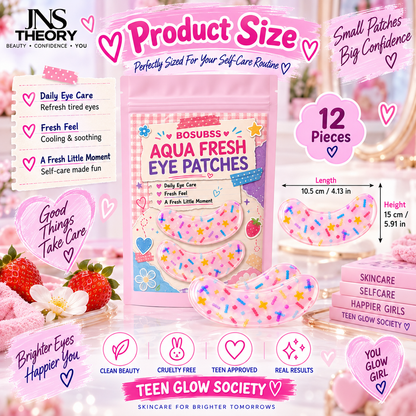 Aqua Fresh Eye Patches, 12 Pieces
