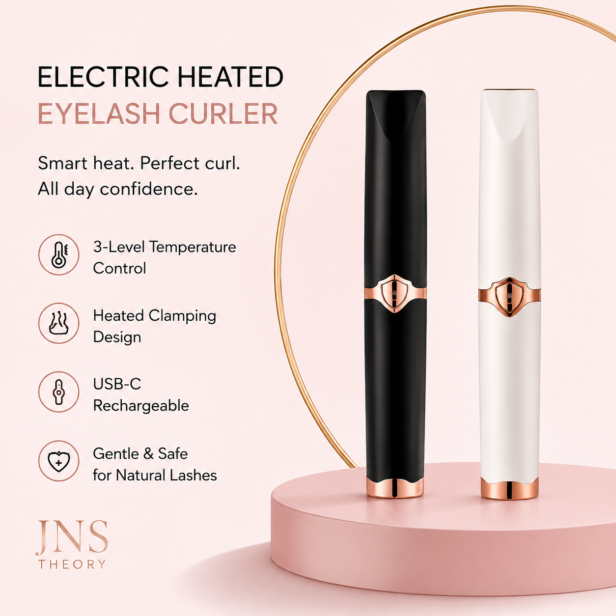 Eye-lash Heating Curler