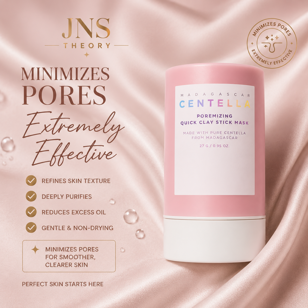 Centella Pore-Minimizing Clay Stick Mask✨