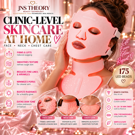 Silicone 7-Colour LED Face & Neck Mask Set