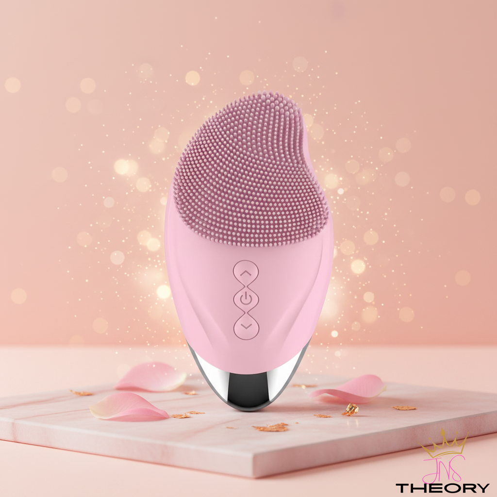 JNS Theory Facial Cleansing Brush Pink Hero