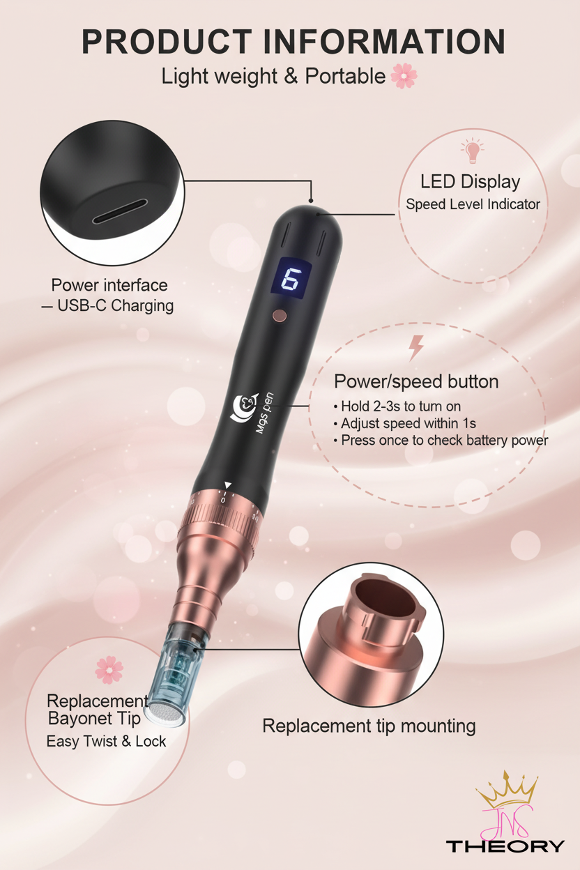 JNS Theory Microneedling Pen Product Info