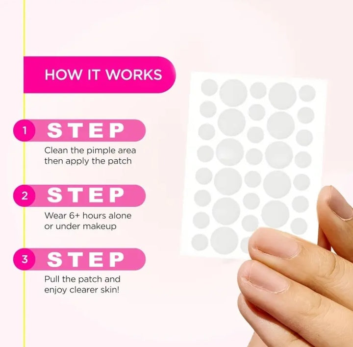 Invisible Hydrocolloid Pimple Patches