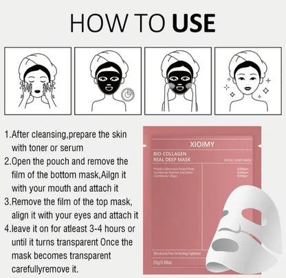 Bio-Collagen Real Deep Mask — 5 Pack